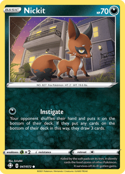 Nickit 047/072 Shining Fates