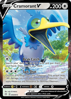Cramorant V 054/072 Shining Fates