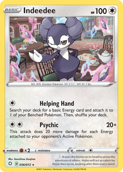 Indeedee 056/072 Shining Fates