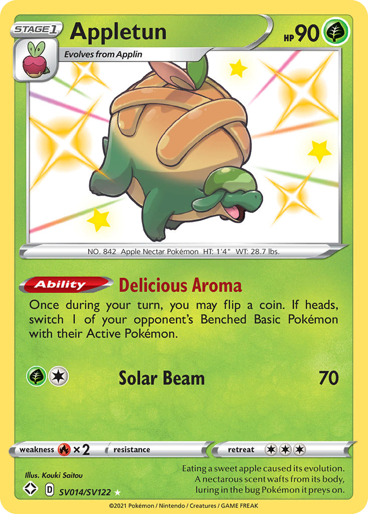 Appletun SV014/SV122 Shining Fates Shiny Vault