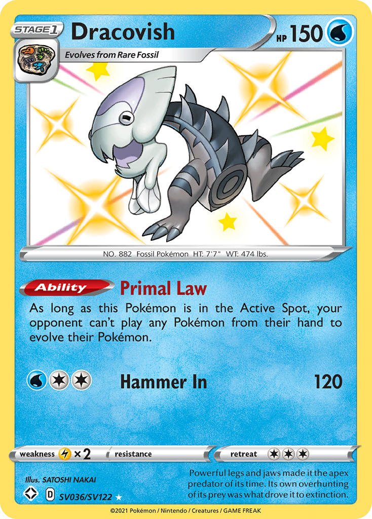 Dracovish SV036/SV122 Shining Fates Shiny Vault