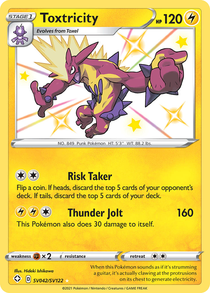 Toxtricity SV042/SV122 Shining Fates Shiny Vault