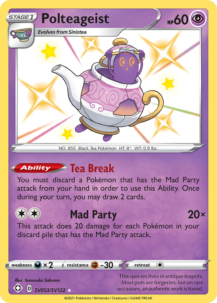 Polteageist SV053/SV122 Shining Fates Shiny Vault