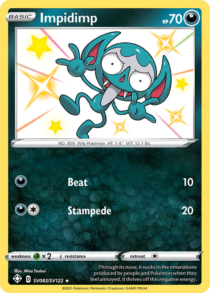 Impidimp SV083/SV122 Shining Fates Shiny Vault