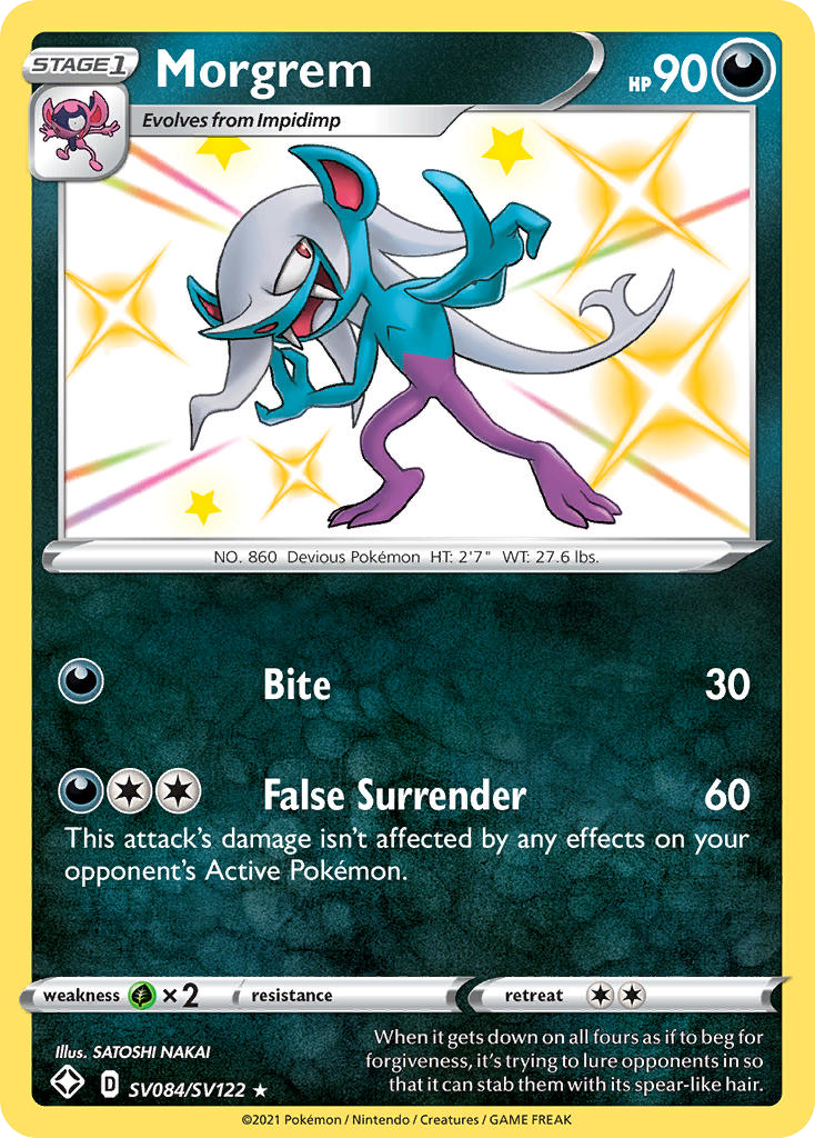 Morgrem SV084/SV122 Shining Fates Shiny Vault