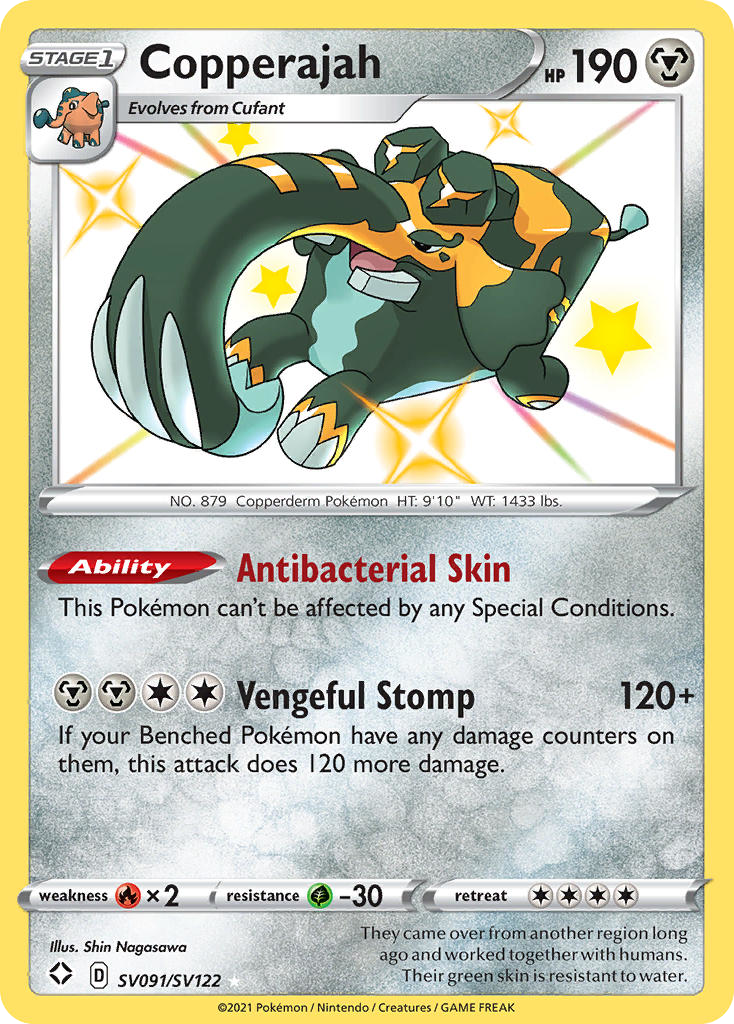 Copperajah SV091/SV122 Shining Fates Shiny Vault