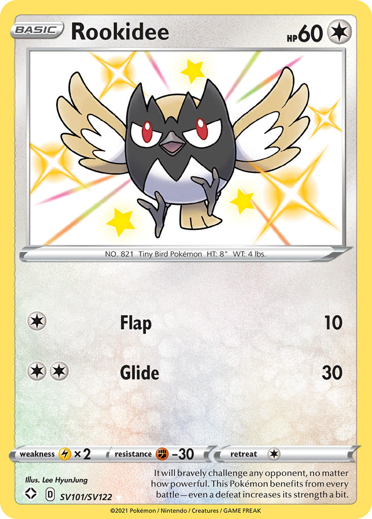 Rookidee SV101/SV122 Shining Fates Shiny Vault