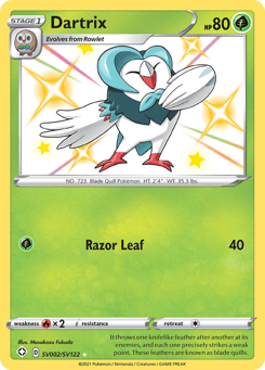 Dartrix SV002/SV122 Shining Fates Shiny Vault