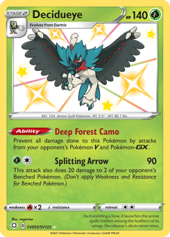 Decidueye SV003/SV122 Shining Fates Shiny Vault