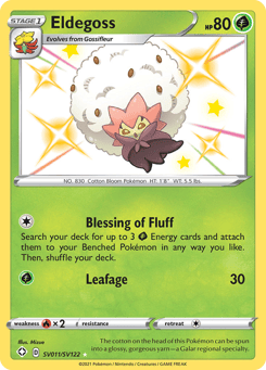 Eldegoss SV011/SV122 Shining Fates Shiny Vault