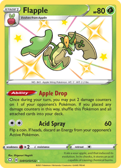 Flapple SV013/SV122 Shining Fates Shiny Vault