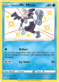 Galarian Mr. Mime SV020/SV122 Shining Fates Shiny Vault