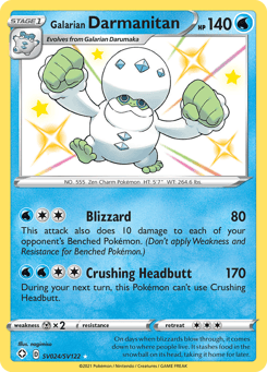 Galarian Darmanitan SV024/SV122 Shining Fates Shiny Vault