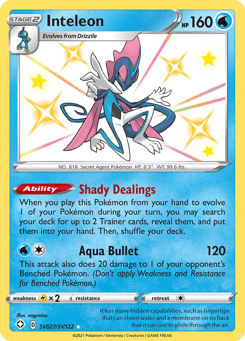Inteleon SV027/SV122 Shining Fates Shiny Vault