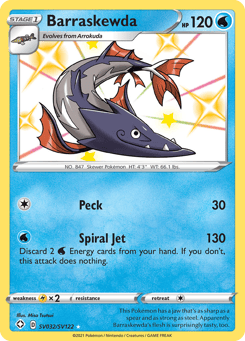 Barraskewda SV032/SV122 Shining Fates Shiny Vault
