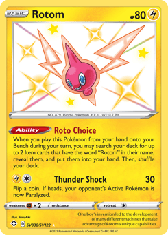 Rotom SV038/SV122 Shining Fates Shiny Vault