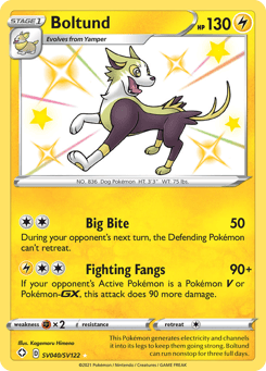 Boltund SV040/SV122 Shining Fates Shiny Vault