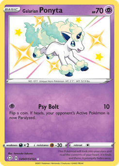 Galarian Ponyta SV047/SV122 Shining Fates Shiny Vault