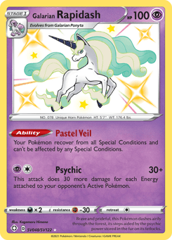 Galarian Rapidash SV048/SV122 Shining Fates Shiny Vault