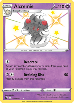 Alcremie SV058/SV122 Shining Fates Shiny Vault