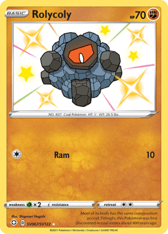 Rolycoly SV067/SV122 Shining Fates Shiny Vault