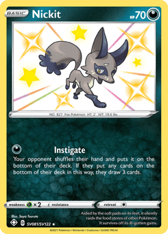 Nickit SV081/SV122 Shining Fates Shiny Vault