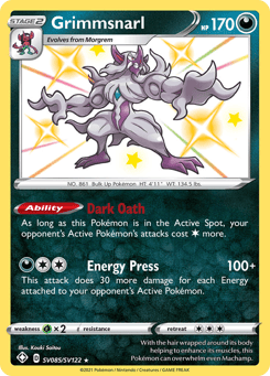 Grimmsnarl SV085/SV122 Shining Fates Shiny Vault