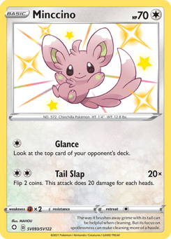 Minccino SV093/SV122 Shining Fates Shiny Vault