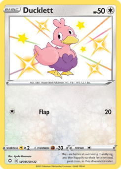Ducklett SV095/SV122 Shining Fates Shiny Vault