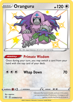 Oranguru SV098/SV122 Shining Fates Shiny Vault