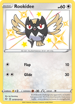 Rookidee SV101/SV122 Shining Fates Shiny Vault