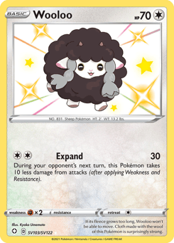 Wooloo SV103/SV122 Shining Fates Shiny Vault
