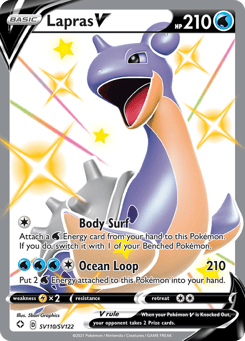 Lapras V SV110/SV122 Shining Fates Shiny Vault