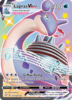 Lapras VMAX SV111/SV122 Shining Fates Shiny Vault