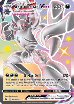 Grimmsnarl VMAX SV117/SV122 Shining Fates Shiny Vault
