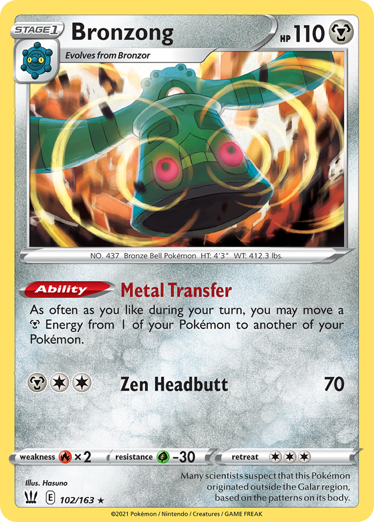 Bronzong 102/163 Battle Styles