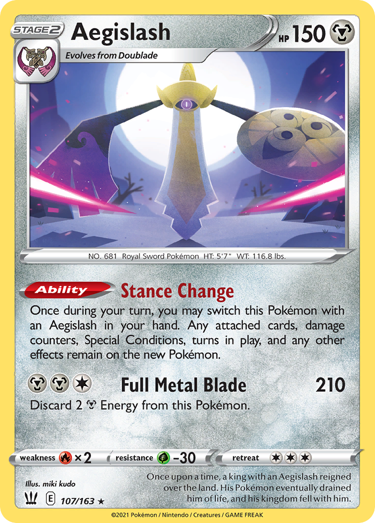 Aegislash 107/163 Battle Styles