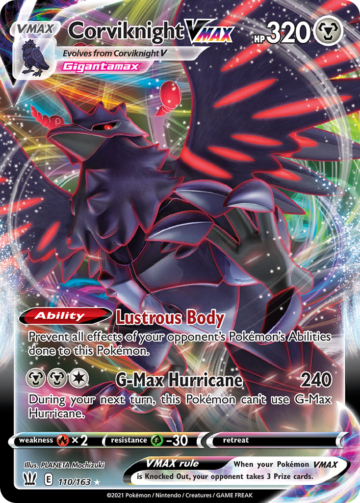 Corviknight VMAX 110/163 Battle Styles