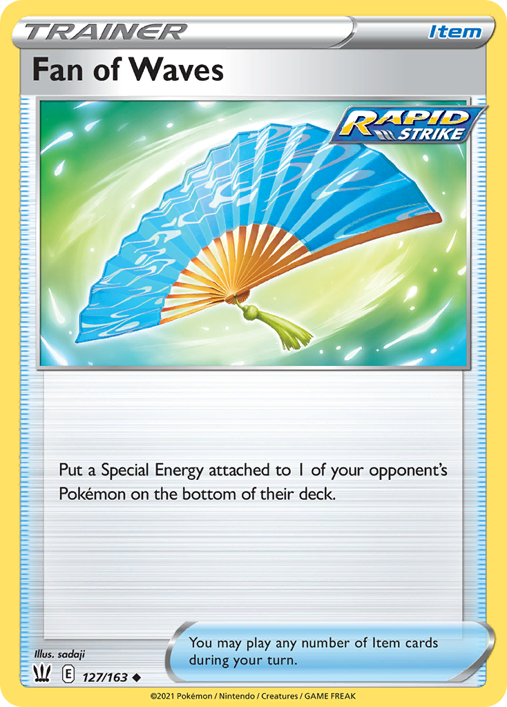 Fan of Waves 127/163 Battle Styles