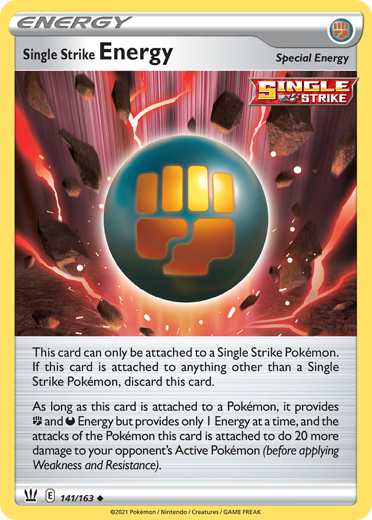 Single Strike Energy 141/163 Battle Styles