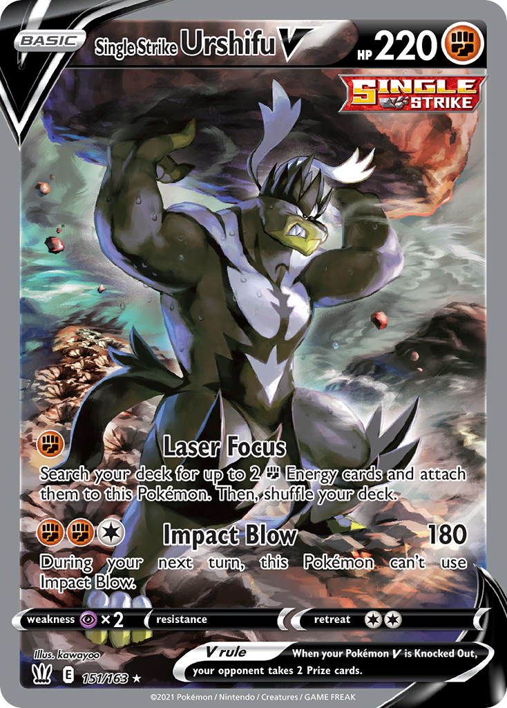 Single Strike Urshifu V 151/163 Battle Styles