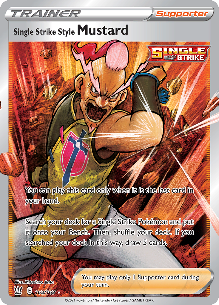 Single Strike Style Mustard 163/163 Battle Styles