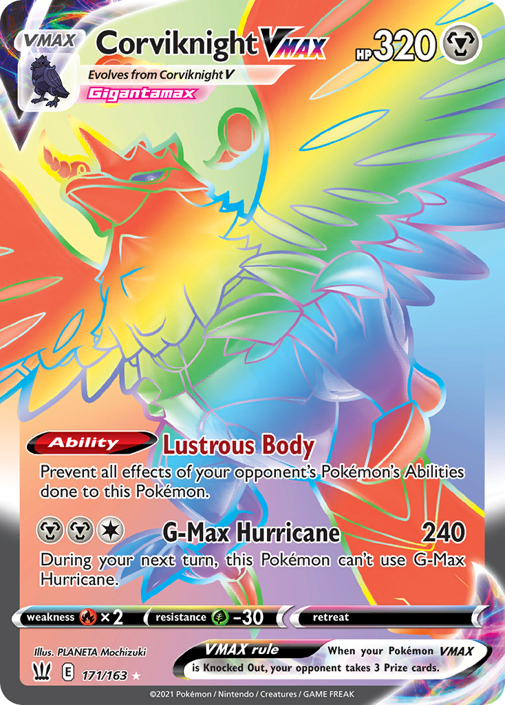Corviknight VMAX 171/163 Battle Styles