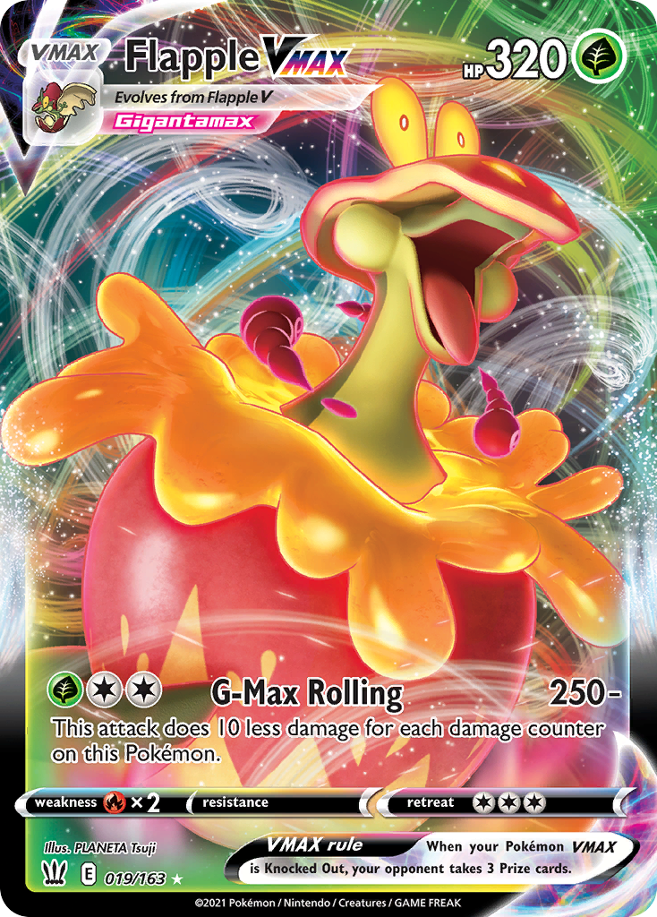 Flapple VMAX 019/163 Battle Styles