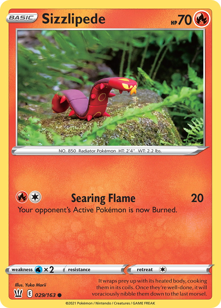 Sizzlipede 029/163 Battle Styles