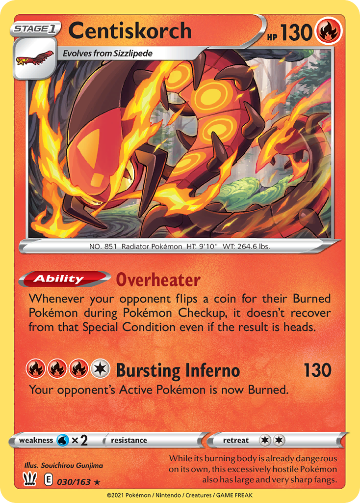 Centiskorch 030/163 Battle Styles
