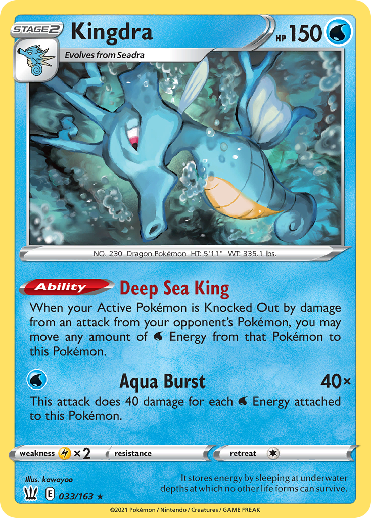 Kingdra 033/163 Battle Styles