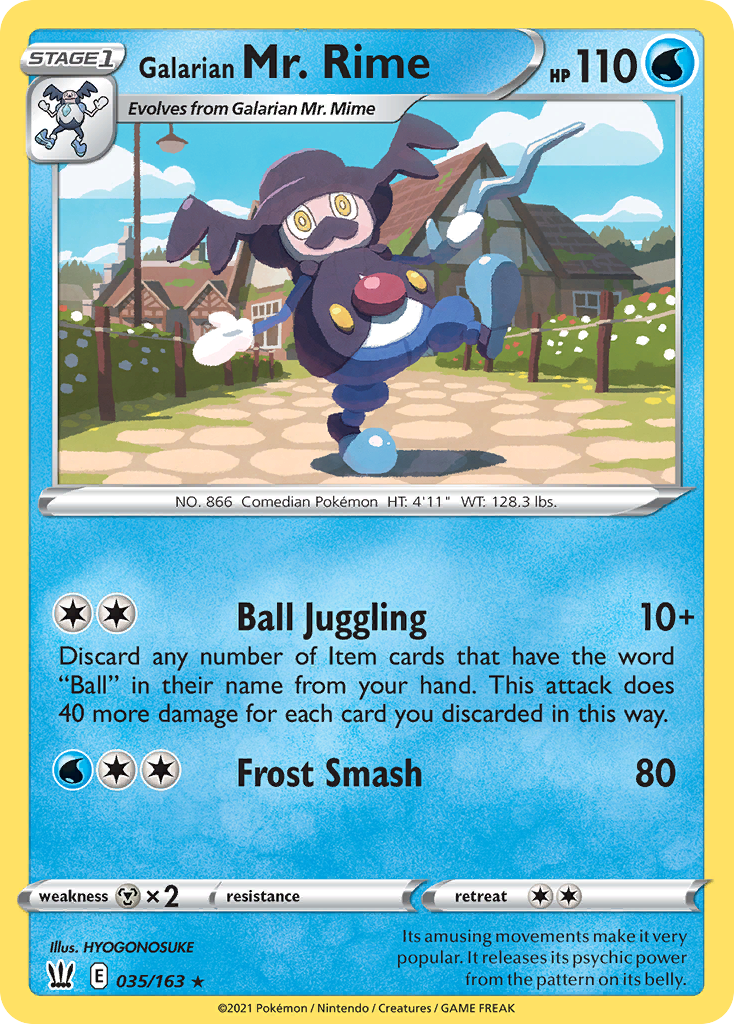 Galarian Mr. Rime 035/163 Battle Styles