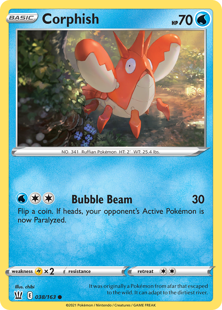 Corphish 038/163 Battle Styles