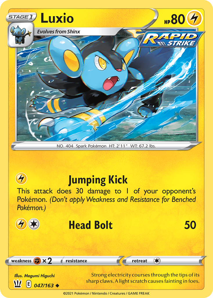 Luxio 047/163 Battle Styles